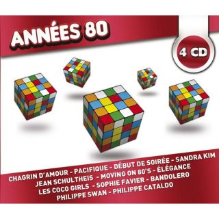 ANNEES 80 COLLECTION 4 CD   Compilation   Achat CD COMPILATION pas