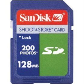 SD Memory Card (SDSDB 128, Bulk Package)
