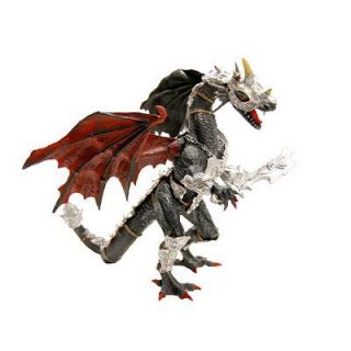 Dragon noir en armure   Achat / Vente FIGURINE Dragon noir en armure