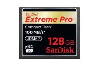SanDisk Extreme Pro CompactFlash 128 GB Memory Card 100MB
