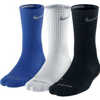 Nike Dri Fit Half Cushion Crew Socks   3 pack