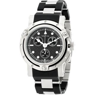 Nautica Mens Stainless Steel Chronograph Watch
