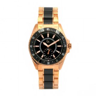 Guess Collection Womens Sport Stainless Steel Black Ceramic Swiss