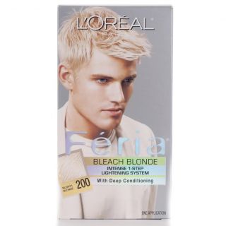 Oreal Feria #200 Bleach Blonde Hair Color (Pack of 4) Today $30.99