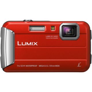Panasonic Lumix DMC TS25 16.1 Megapixel Compact Camera   Red Today $