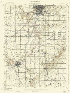 USGS TOPO MAP LIMA QUAD OHIO (OH) 1906