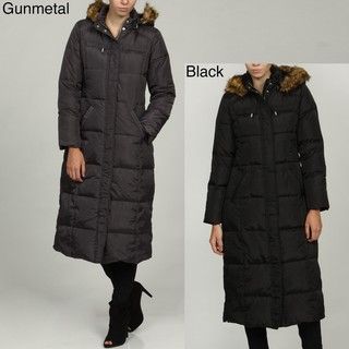 MICHAEL Michael Kors Womens Down filled Faux Fur Coat