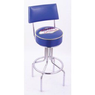 Logo Series Bar Stool with Back Size 25, Frame Type