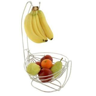 Kitchen Fruit Basket Bowl and Banana Hook Combo Kitchen