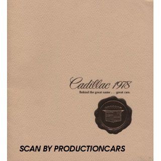 1978 Cadillac Sales Brochure Catalog   Fleetwood Brougham