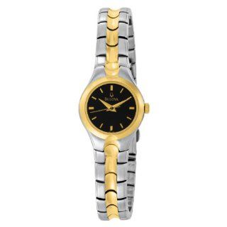 Bulova Womens 98L136 Bracelet Black Dial Watch Watches