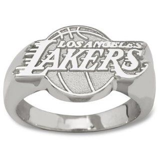 Sterling Silver LOS ANGELES LAKERS LOGO 5/8 RING Sports