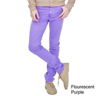American Apparel Unisex Fluorescent Purple Stretch Cotton Twill Pants