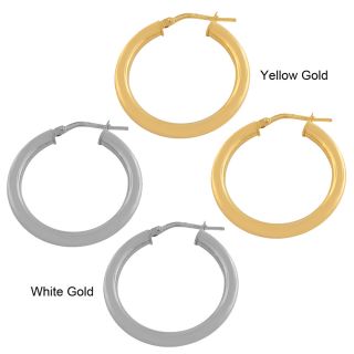 Gold 3x20 mm Polished Tube Hoop Earrings Today $159.99