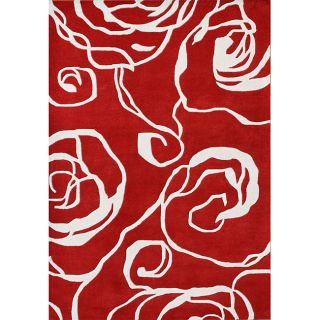 Handmade Sabrina Red New Zealand Wool Rug (5 x 8) Today $192.99 4.9