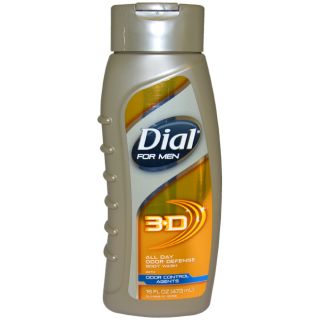 Dial for Men 3 D All Day Odor Defense 16 ounce Body Wash