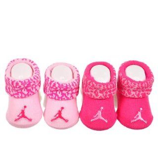 Jordan 0 6 Months Elephant Cuff 2 Pack Booties (0 6 Months, Pink)