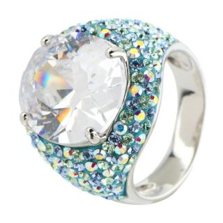 COLORS MADE WITH SWAROVSKI® ELEMENTS Bague Femme Multicolore   Achat