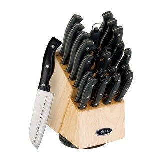 Oster Winsted 22 piece Stainless Steel Cutlery Block Set