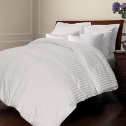 All Season Damask Stripe White Down Comforter Today $99.99   $134.99