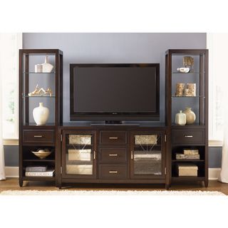 Liberty Caroline 60 inch TV Stand and 2 Pier Entertainment Set