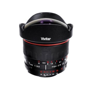 Vivitar VIV 7MM N 7 mm f/3.5 MF Nikon Fisheye Lens