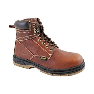 AdTec Mens Reinforced Leather Work Boots