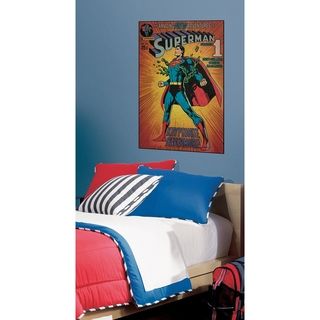 RoomMates Comic Book Cover Superman Kryptonite Peel & Stick Wall Decal