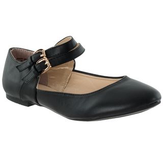 Riverberry Womens Mary Jeans Double strap Flats