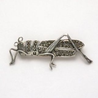 Marcasite Grasshopper Pin Clothing