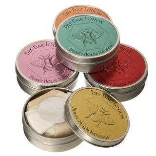 Honey House Naturals Large Bee Solid Lotion Bars (Set of Five