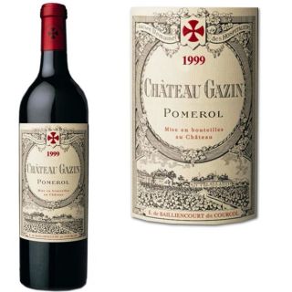 Château Gazin 1999 (VISUEL NON CONTRACTUEL)   Achat / Vente VIN ROUGE