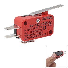 XV 152 1C25 Hinge Lever Type Miniature Micro Switch  