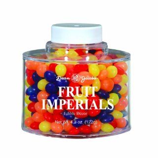 Dean Jacobs Fruit Imperials Stacking Jar, 4.3 Ounce (Pack of 6
