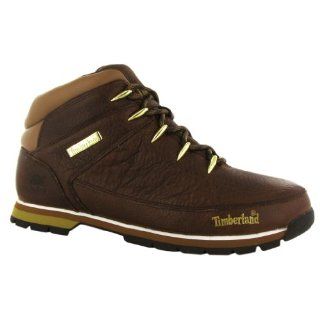  Timberland Euro Sprint Brown Leather Mens Boots Size 7.5 US Shoes