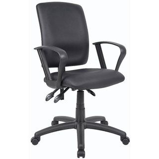 Boss LeatherPlus Multifunction Task Chair