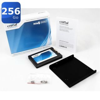 Crucial 256Go SSD 2.5 M4 Kit   Disque SSD   Capacité 256 Go