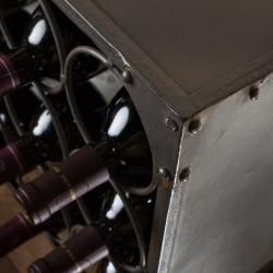 Steel 9 bottle Wine Rack (India)