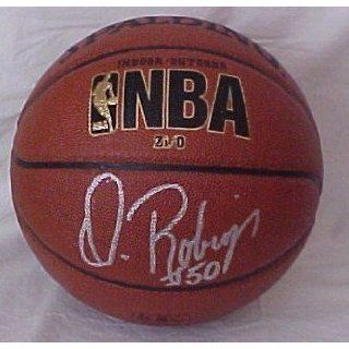 David Robinson San Antonio Spurs Autographed Hand Signed Nba Full Size