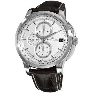 Maurice Lacroix Mens Pontos Silver Chronograph Dial Watch