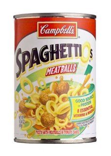 Campbells Spaghettios Meatballs   12 Pack Grocery