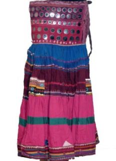 Belly Dance Costume Dress Gypsy Ethnic Banjara Skirt M