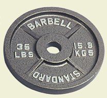 35 Pound Olympic Weight Plates   1 Pair