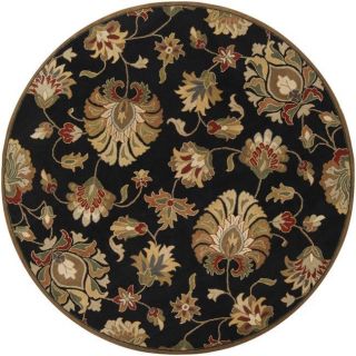 Hand tufted Caper Black Wool Rug (4 Round) Today $95.39 Sale $85.85