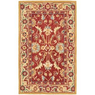 Hand hooked Chelsea Heritages Red Wool Runner (26 x 4)