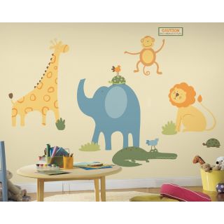Zoo Animals Peel and Stick Giant Wall Decals Today $50.99