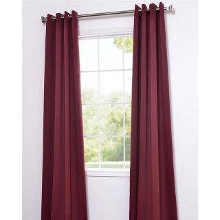 Burgundy Thermal Blackout 108 inch Curtain Panel Pair
