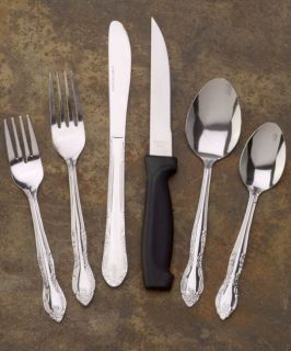 Cheshire Sirena 102 piece Flatware Set with Steak Knives