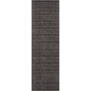 Hand crafted Solid Black Casual Bugle Wool Rug (26 x 8) Today $168