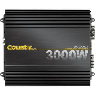 Coustic 3000C1 Car Amplifier   1 x 200 W @ 4 Ohm   1 x 350 W @ 2 Ohm